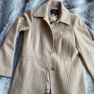 London Fog Ladies Peacoat in Khaki 🧥 Size S